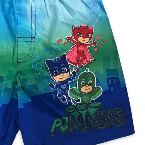Disney PJ Masks Baby Toddler Boy Swim Trunks Size 3T  NWT - Picture 3 of 3